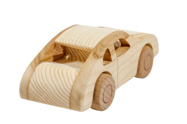 Autko z drewna "Porsche"