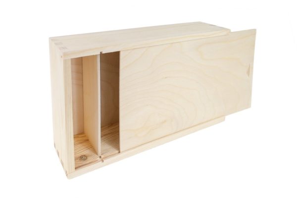 Drewniane pudełko na fotografie