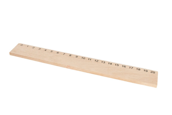 Drewniana linijka 20 cm