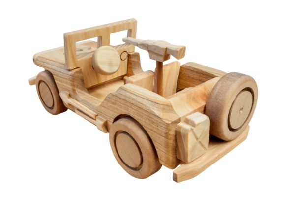Drewniany samochód "Willys MB"