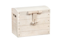 Ozdobny kufer z drewna, skrzynia "Pirata"