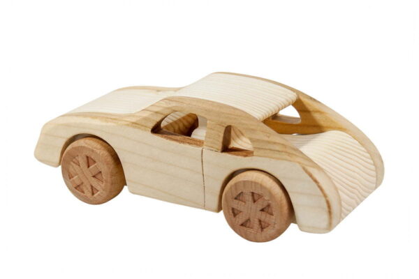Autko z drewna "Porsche 911"