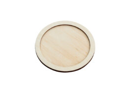 Okrągła, drewniana tacka - baza dla kreatywnych prac