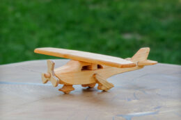 Awionetka, samolot z drewna