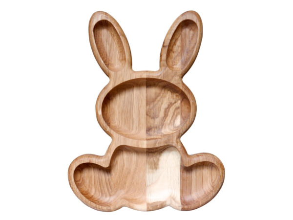 Drewniany półmisek – królik, zając