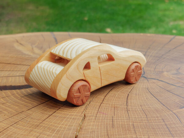 Drewniany model samochodu "Porsche"