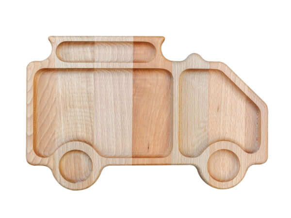 Drewniany półmisek, bukowy - ciężarówka
