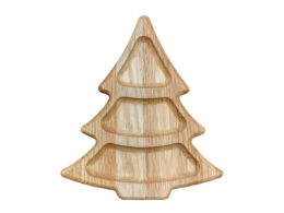 Drewniany półmisek - choinka